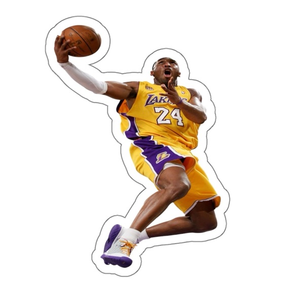 Lot of 3 Kobe Bryant Stickers La Lakers Decals NBA Stickers Phone Decals Kobe 24 - Picture 4 of 7